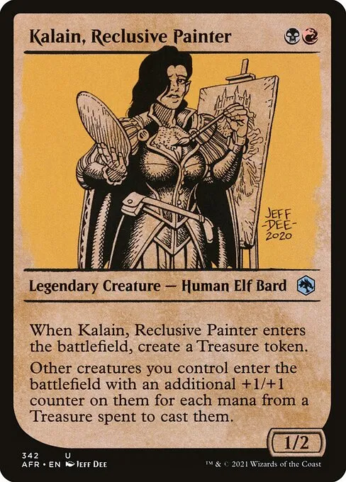 Kalain, Reclusive Painter · Adventures in the Forgotten Realms 342/424