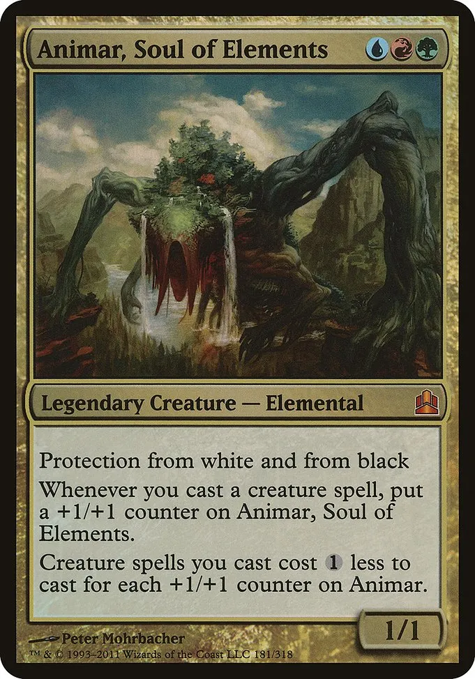 Animar, Soul of Elements · Commander 2011 Oversized 181/15
