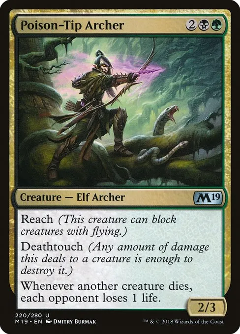 Poison-Tip Archer · Core Set 2019 220/314