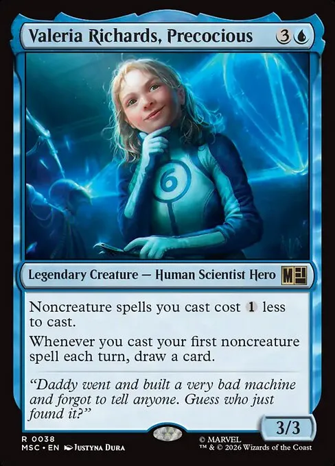 Valeria Richards, Precocious · Marvel Super Heroes Commander 38/9