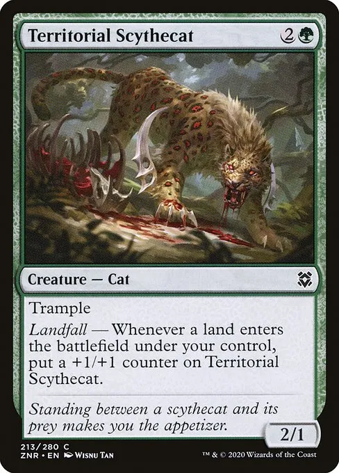 Territorial Scythecat · Zendikar Rising 213/407