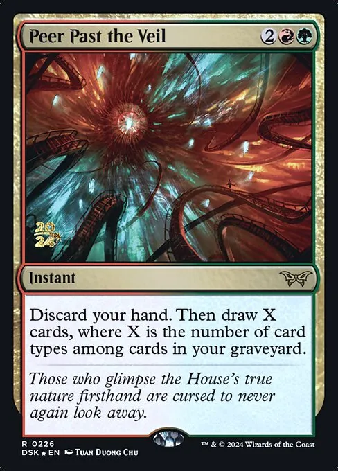 Peer Past the Veil · Duskmourn: House of Horror Promos 226s/160
