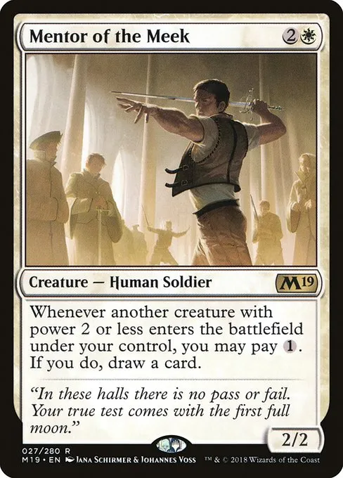 Mentor of the Meek · Core Set 2019 27/314