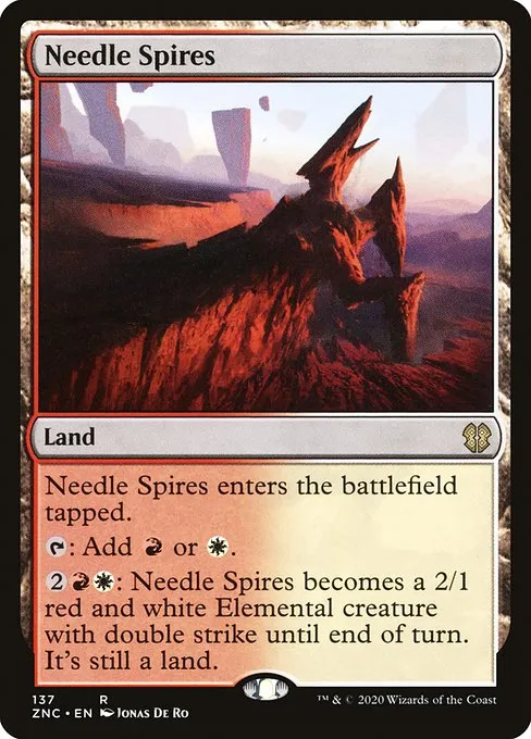 Needle Spires · Zendikar Rising Commander 137/142