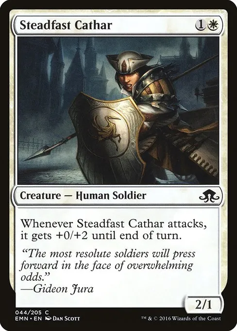 Steadfast Cathar · Eldritch Moon 44/208