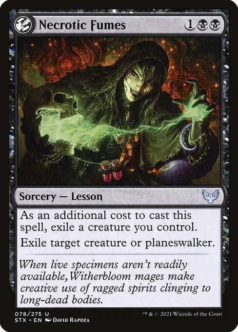Necrotic Fumes · Strixhaven: School of Mages 78/393