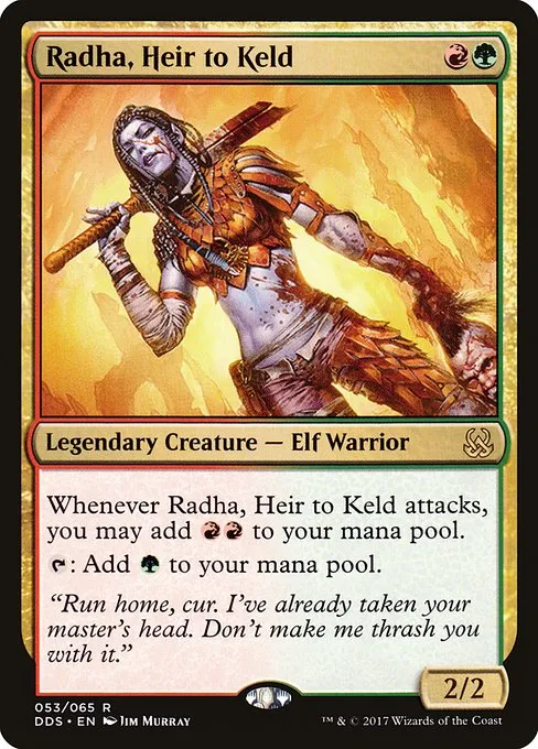 Radha, Heir to Keld · Duel Decks: Mind vs. Might 53/65