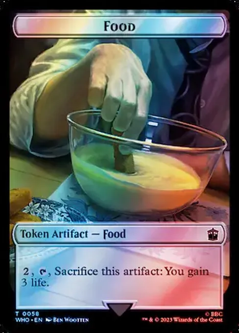Food · Doctor Who Tokens 58/64