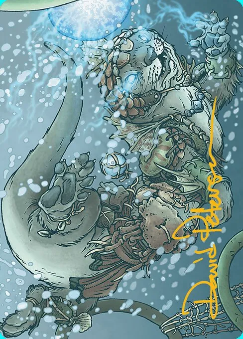 Kitsa, Otterball Elite // Kitsa, Otterball Elite · Bloomburrow Art Series 42/54