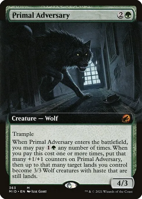 Primal Adversary · Innistrad: Midnight Hunt 363/399