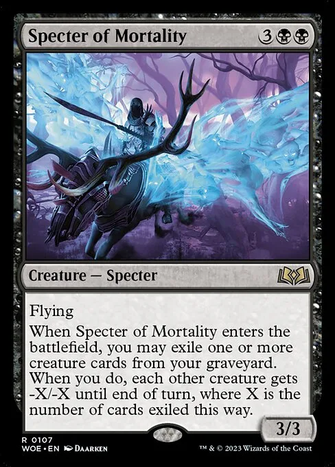 Specter of Mortality · Wilds of Eldraine 107/381