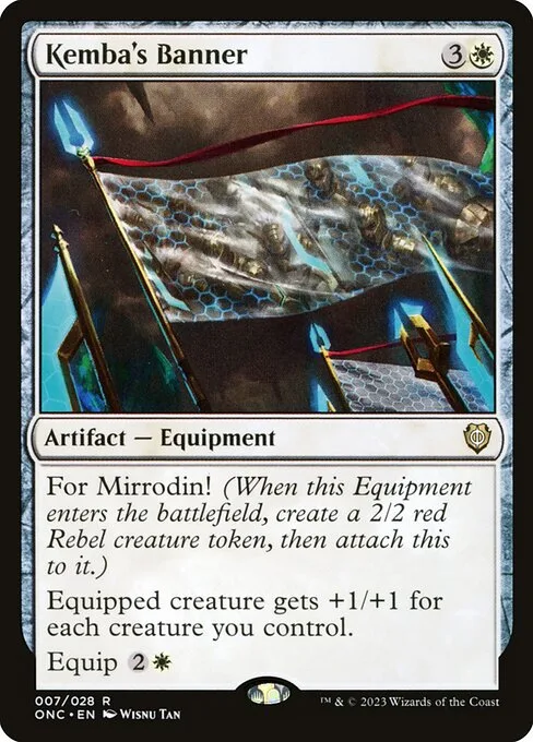 Kemba's Banner · Phyrexia: All Will Be One Commander 7/174
