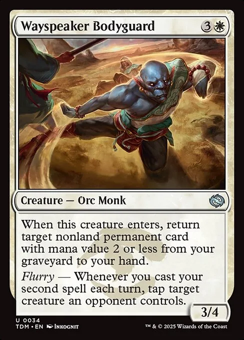 Wayspeaker Bodyguard · Tarkir: Dragonstorm 34/427