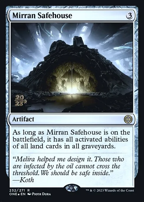 Mirran Safehouse · Phyrexia: All Will Be One Promos 232s/160