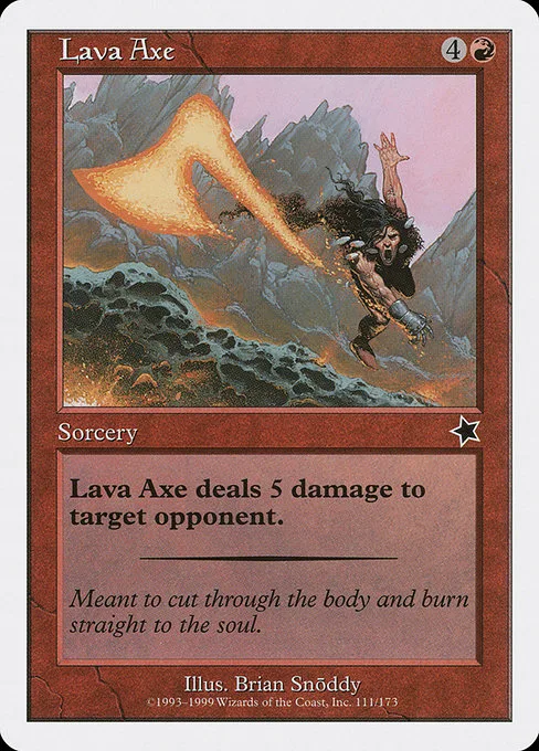 Lava Axe · Starter 1999 111/173