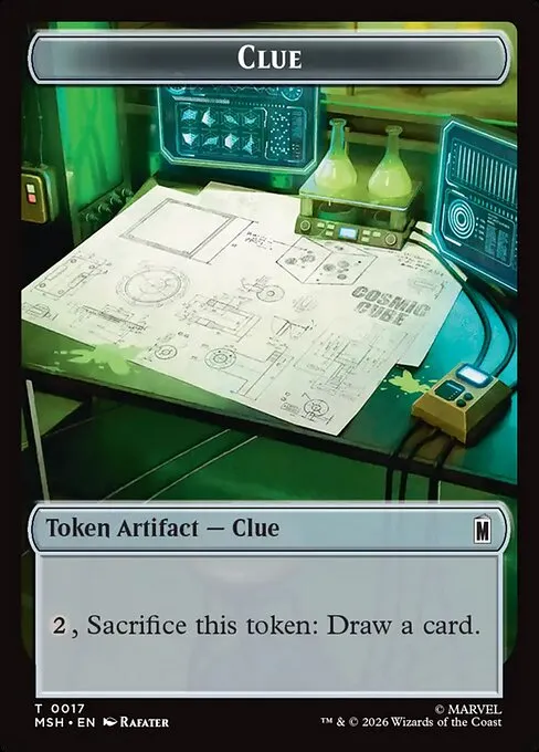 Clue · Marvel Super Heroes Tokens 17