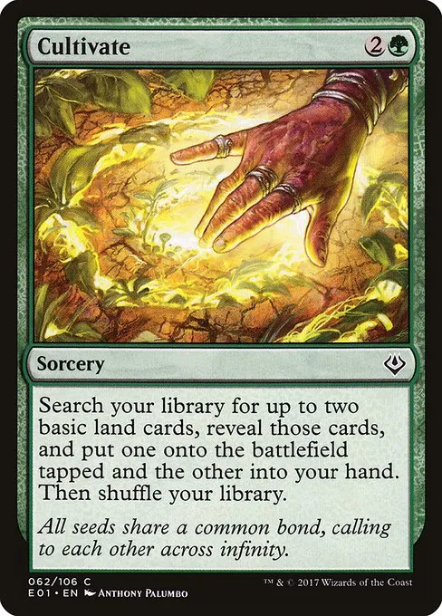 Cultivate · Archenemy: Nicol Bolas 62/106