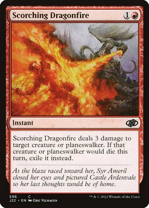 Scorching Dragonfire · Jumpstart 2022 596/835