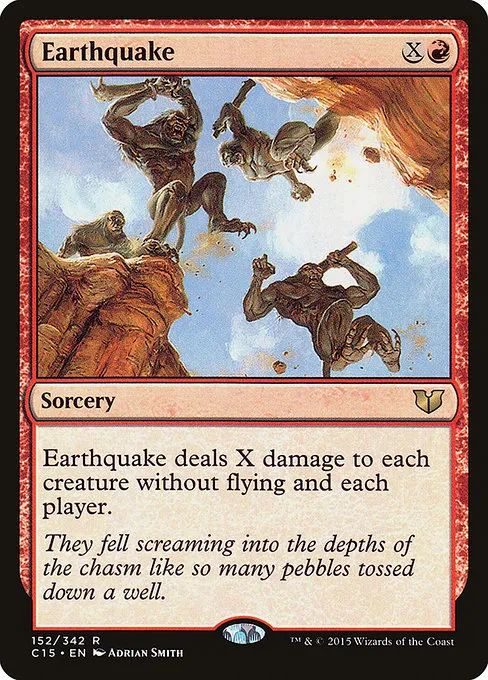 Earthquake · Commander 2015 152/342