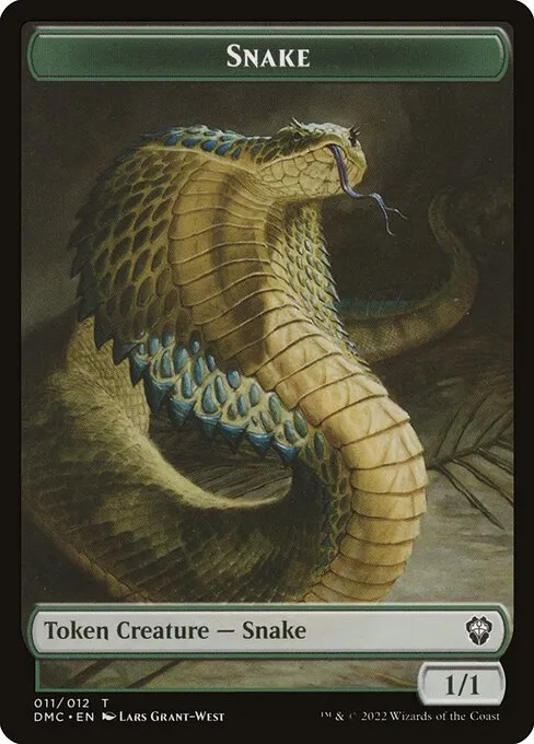 Snake · Dominaria United Commander Tokens 11/12
