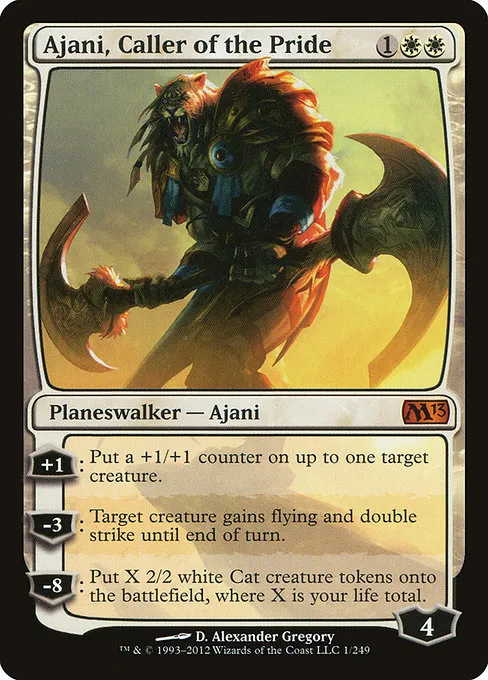 Ajani, Caller of the Pride · Magic 2013 1/249