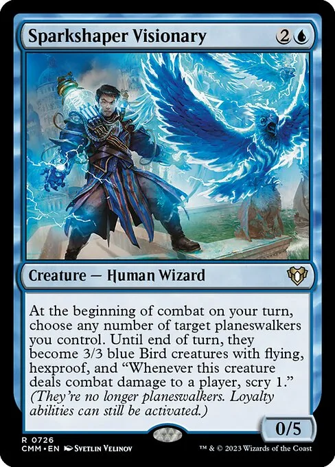Sparkshaper Visionary · Commander Masters 726/1067