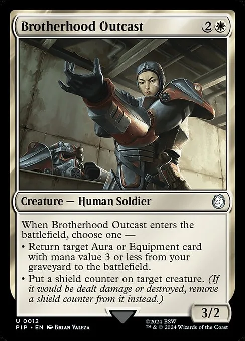 Brotherhood Outcast · Fallout 12/1068