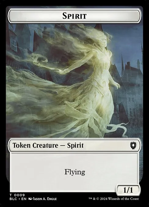 Spirit · Bloomburrow Commander Tokens 9/41
