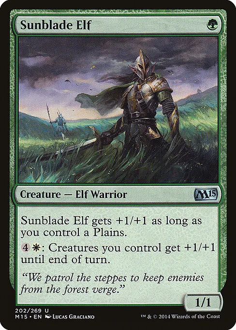 Sunblade Elf · Magic 2015 202/284