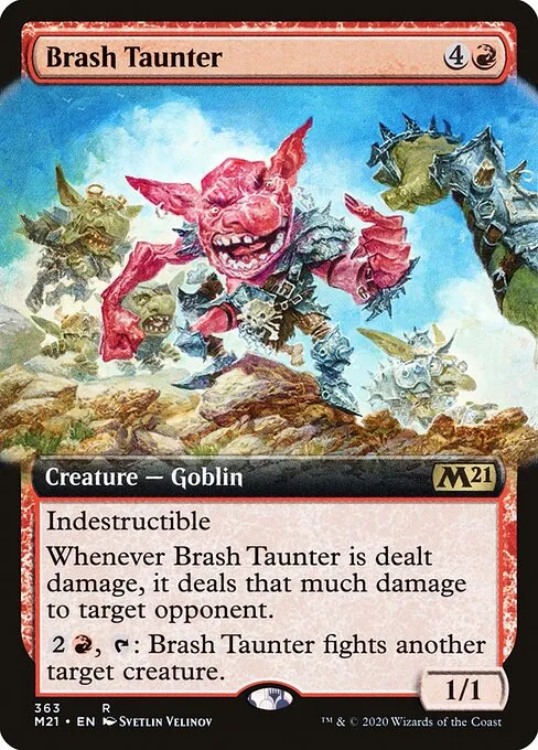Brash Taunter · Core Set 2021 363/397