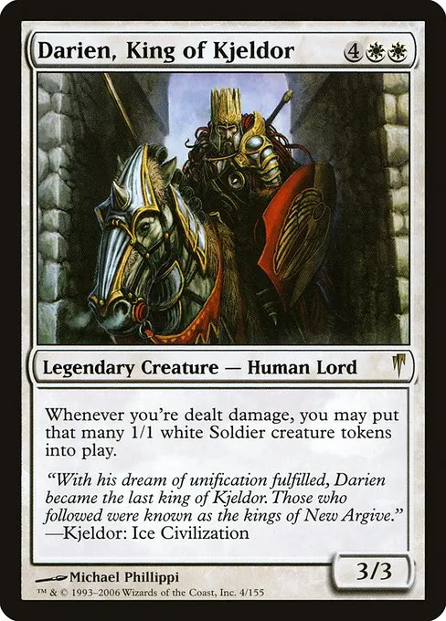 Darien, King of Kjeldor · Coldsnap 4/155