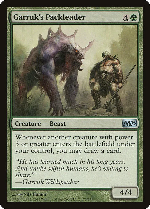 Garruk's Packleader · Magic 2013 175/249