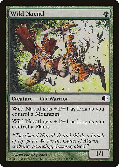 Wild Nacatl · Shards of Alara 152/250