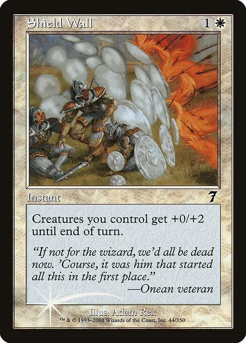 Shield Wall · Seventh Edition 44★/708