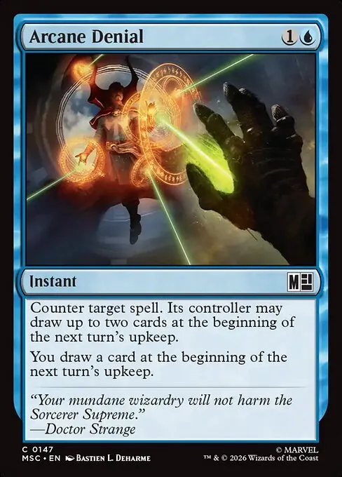 Arcane Denial · Marvel Super Heroes Commander 147/9