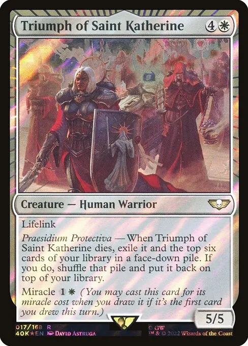 Triumph of Saint Katherine · Warhammer 40,000 Commander 17★/617