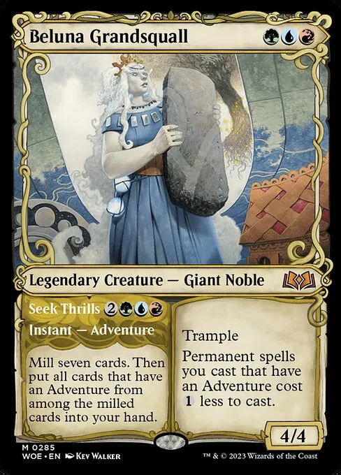 Beluna Grandsquall // Seek Thrills · Wilds of Eldraine 285/381