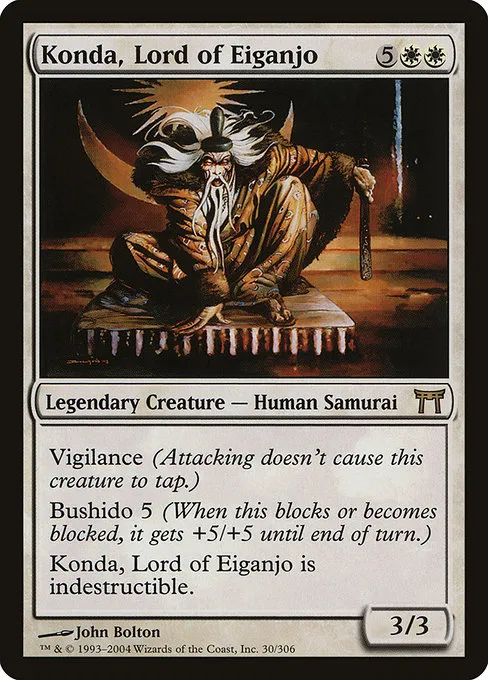 Konda, Lord of Eiganjo · Champions of Kamigawa 30/307