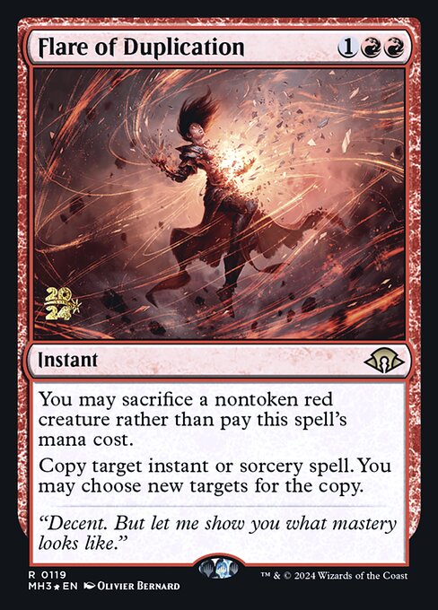 Flare of Duplication · Modern Horizons 3 Promos 119s/92