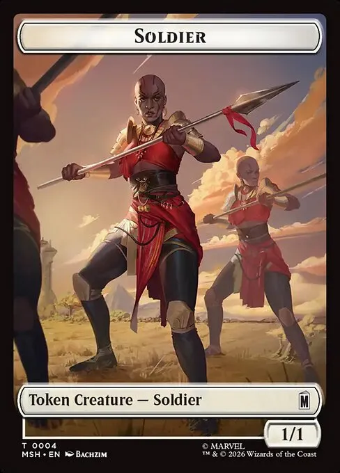 Soldier · Marvel Super Heroes Tokens 4