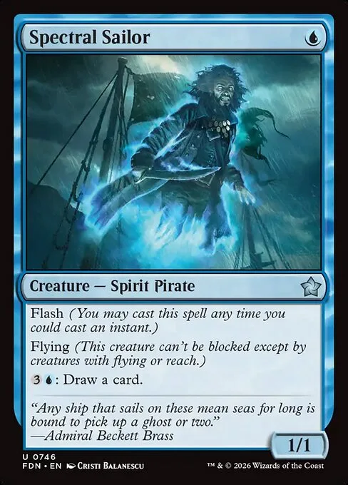 Spectral Sailor · Foundations 746/771
