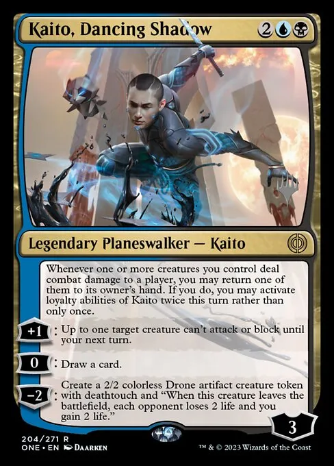 Kaito, Dancing Shadow · Phyrexia: All Will Be One Promos 204p/160