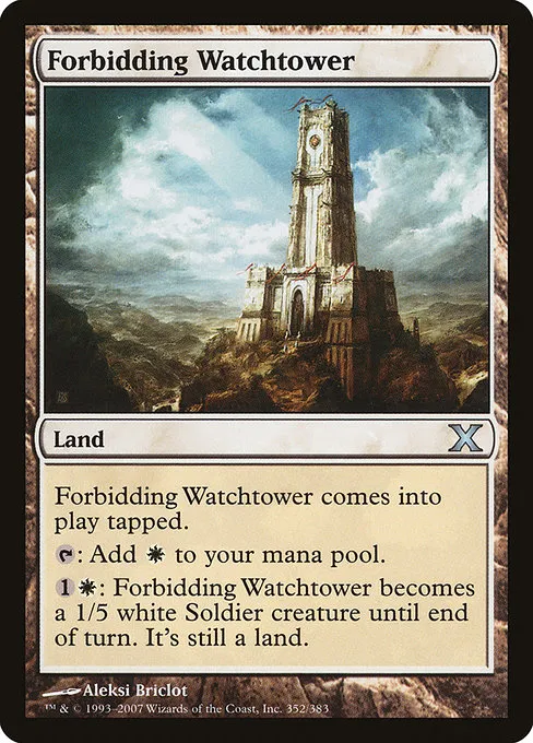 Forbidding Watchtower · Tenth Edition 352/510