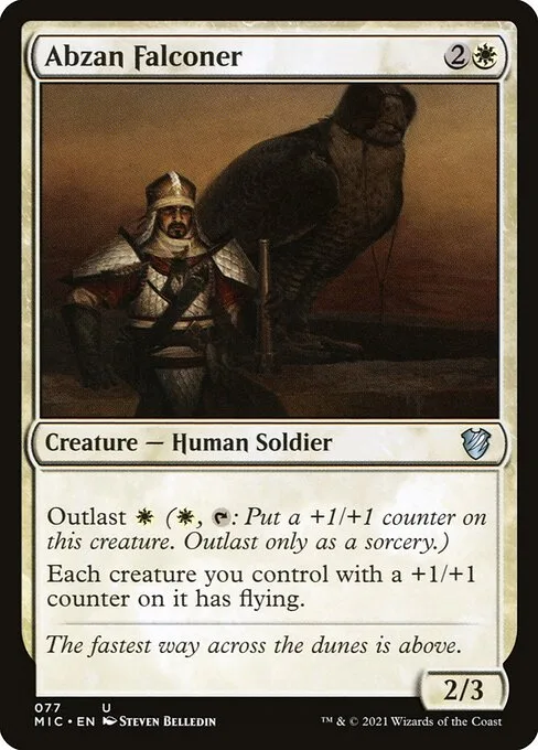 Abzan Falconer · Midnight Hunt Commander 77/187