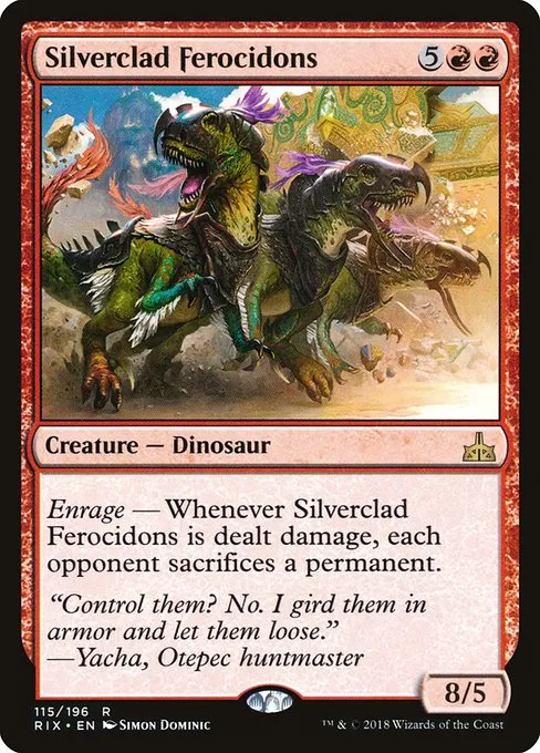 Silverclad Ferocidons · Rivals of Ixalan 115/205