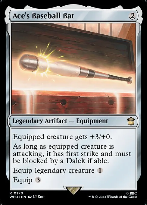 Ace's Baseball Bat · Doctor Who 170/1178