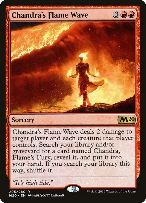 Chandra's Flame Wave · Core Set 2020 295/346