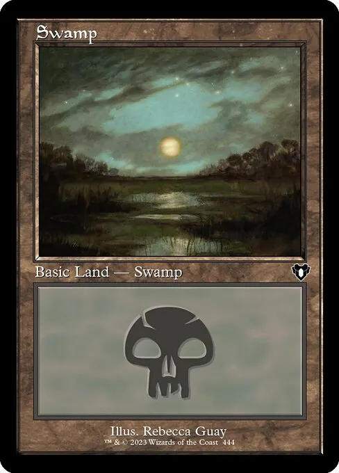 Swamp · Commander Masters 444/1067