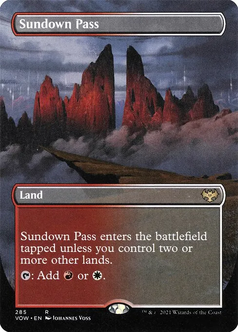Sundown Pass · Innistrad: Crimson Vow 285/423