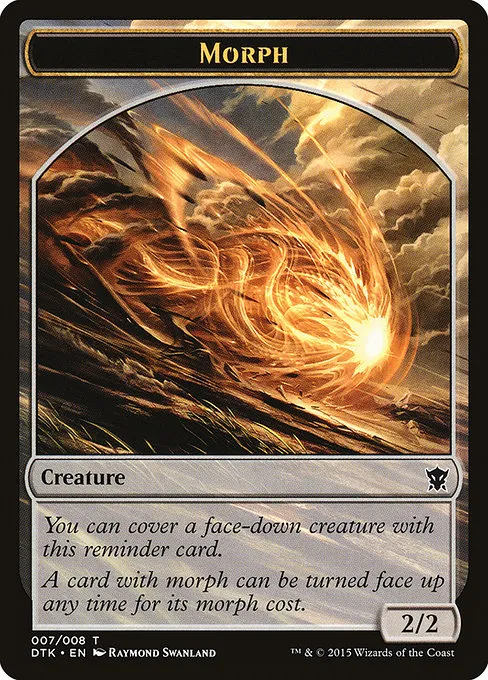 Morph · Dragons of Tarkir Tokens 7/8